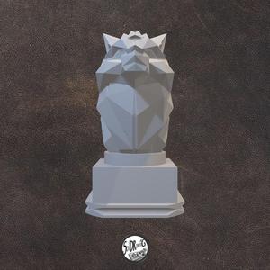 Wolf - LowPoly - Bust - Head - Perfect Design - Easy Print - Decor - SoliDRawinGS0082