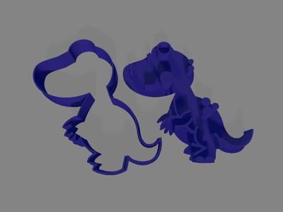 Dinosaur dino cookie cutter r
