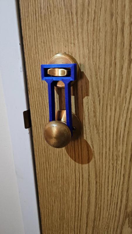 Simple Deadbolt Securing Device 