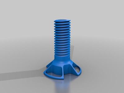 Spool holder self-locking