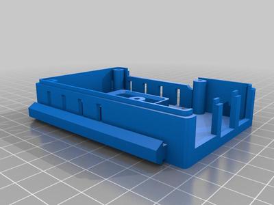 RPi4 OctoPi case for Creality/Ender rails
