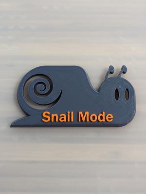 Battlesnake "Snail Mode" Plaque