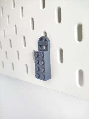 Ikea Skadis Lego 4x2 Holder