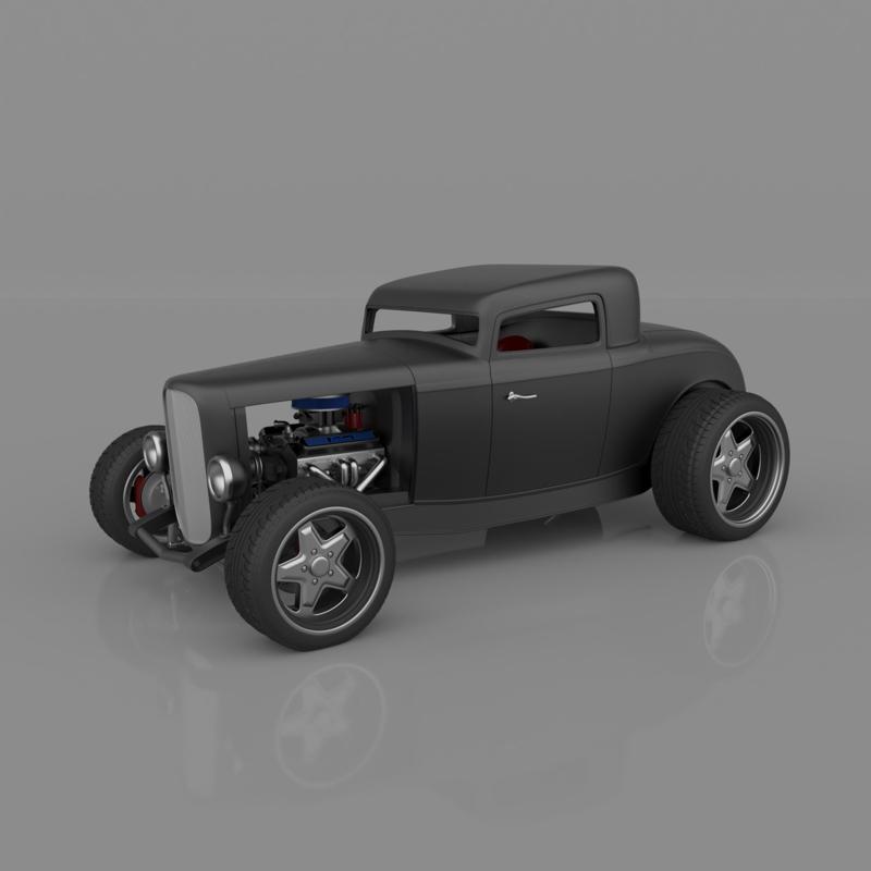 Ford 32 Roadster Ready to Print STL Files