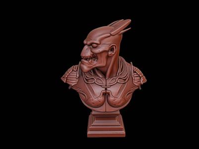 Basilisk Beast Bust