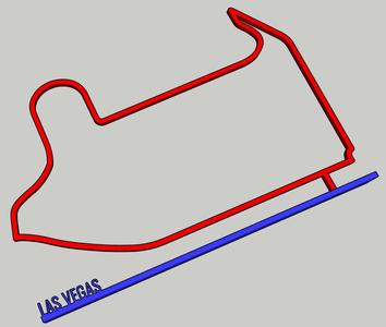 Las Vegas Street Circuit, USA, Formula 1 Race Track 2023 Season