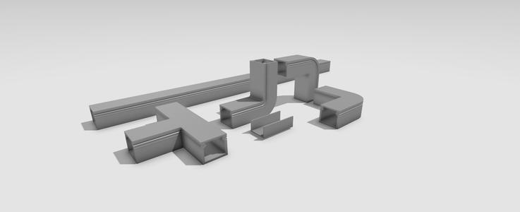 Simple cables rail