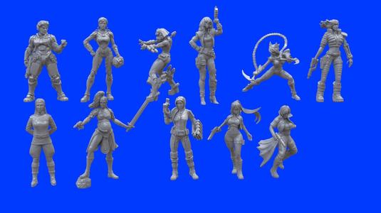 COMMERCIAL RIGHTS Women and SCIFI