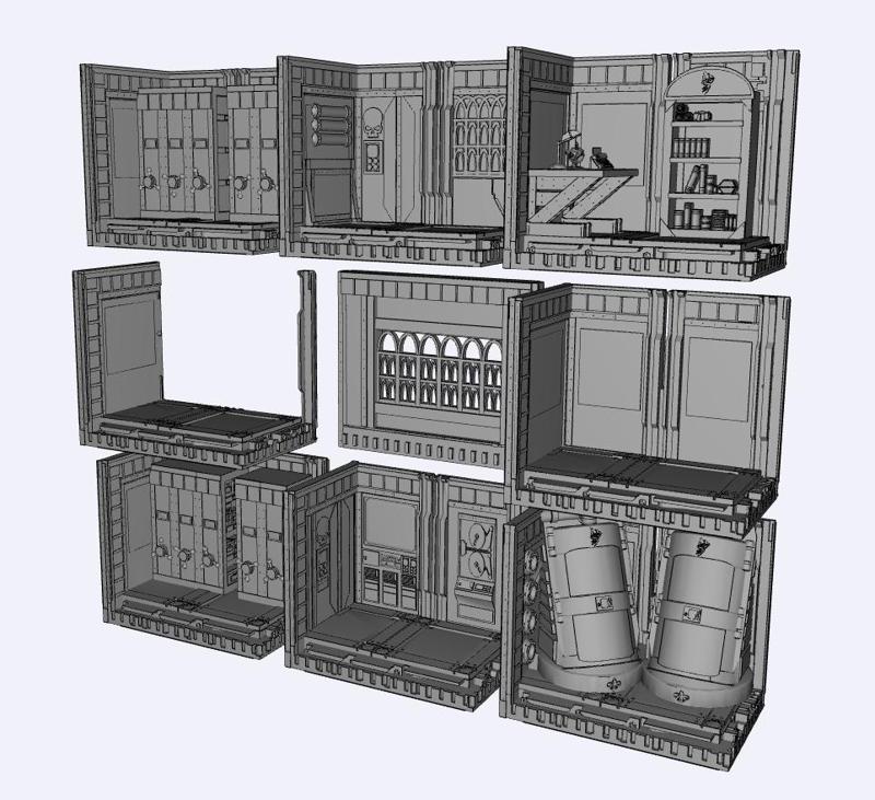 Industrial Gothic Room Collection -1