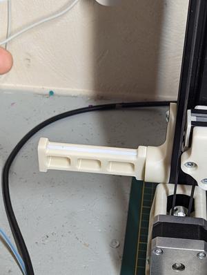 Collection of PTFE-style filament holders