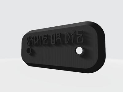 Skate trunk wall holder