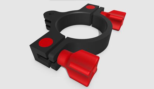 Action cam holder for bike forks