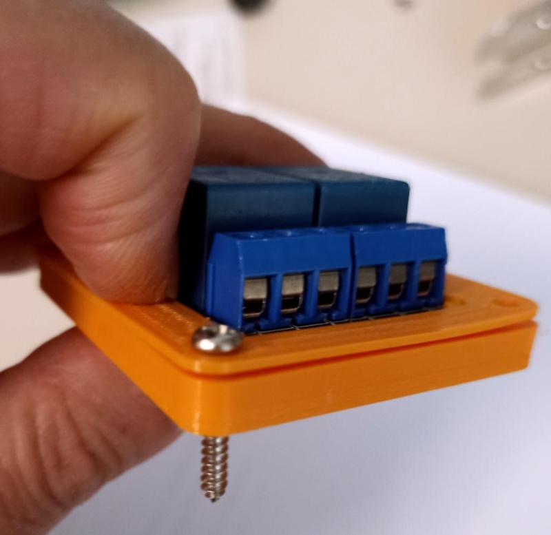double relay module mount