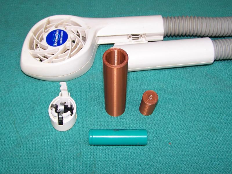 Use 18650 for 2 Inline C Cells