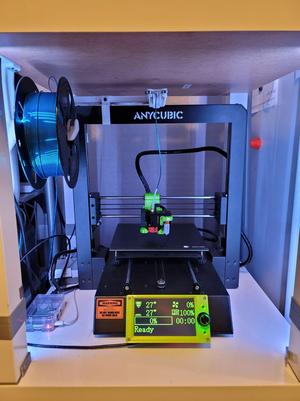 AnyCubic mounts for Low profile filament guide for IKEA Lack enclosure
