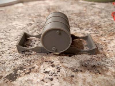 Oil Drum Pallet - Solid Uprights