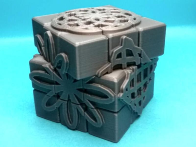 Print-in-place Rubik's Cube