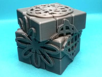 Print-in-place Rubik's Cube