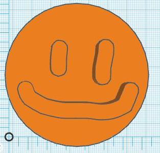 Smiley face stamp