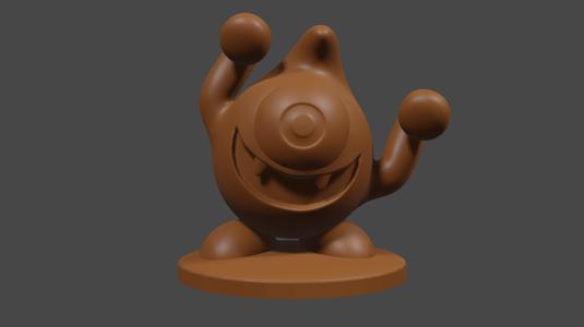 Kirby inspired, Spookstep, Tabletop DnD miniature