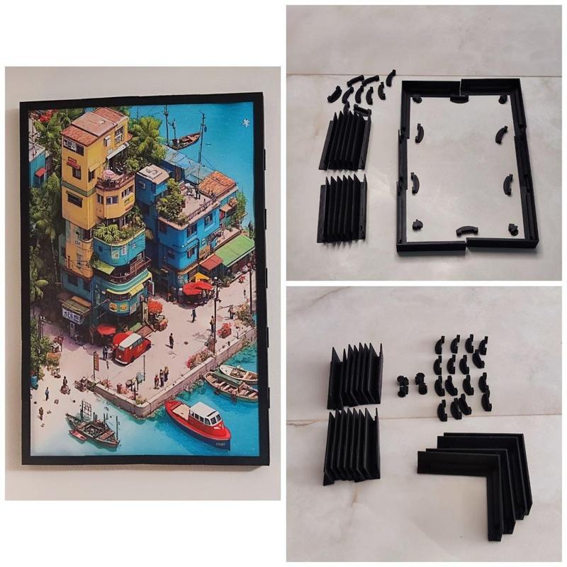 Modular Frame for Pictures and Photos