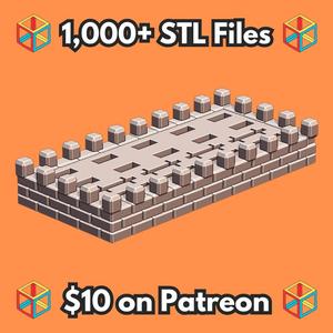 Medieval Fantasy Castle Themed USB SD Card and Micro SD Card Holder Desk Organizer MineeForm FDM 3D Print STL File