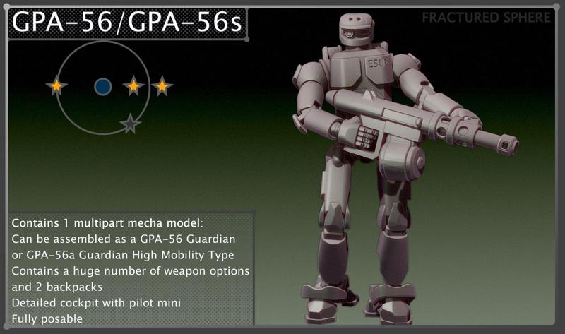 Fractured Sphere - E.S.U.F. GPA-56 Guardian/GPA-56s Guardian High Mobility Type