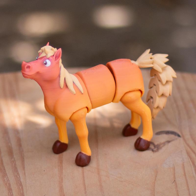 HORSE ARTICULATED, FLEXI, 3MF INCLUDED