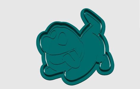 Luigi Mansion Dog phantom cookie cutter