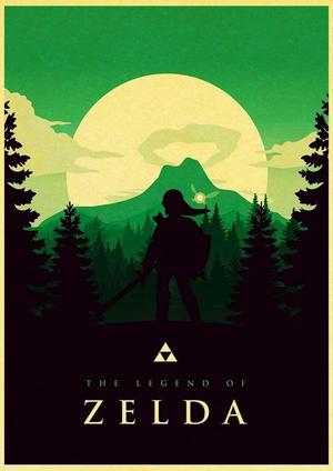 lithophane Poster Legend of Zelda Nintendo