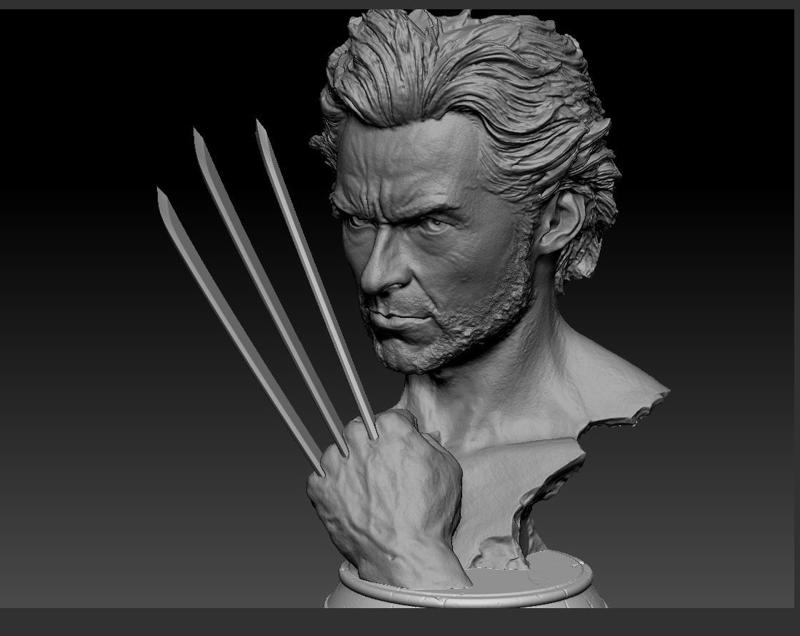 Wolverine Logan Bust