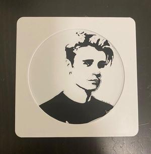 Justin Bieber coaster - printed as one