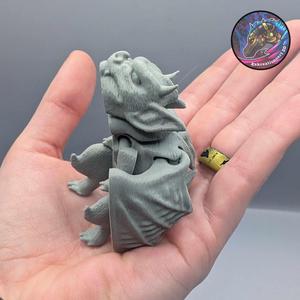 Baby Flexi Gargoyle Keychain