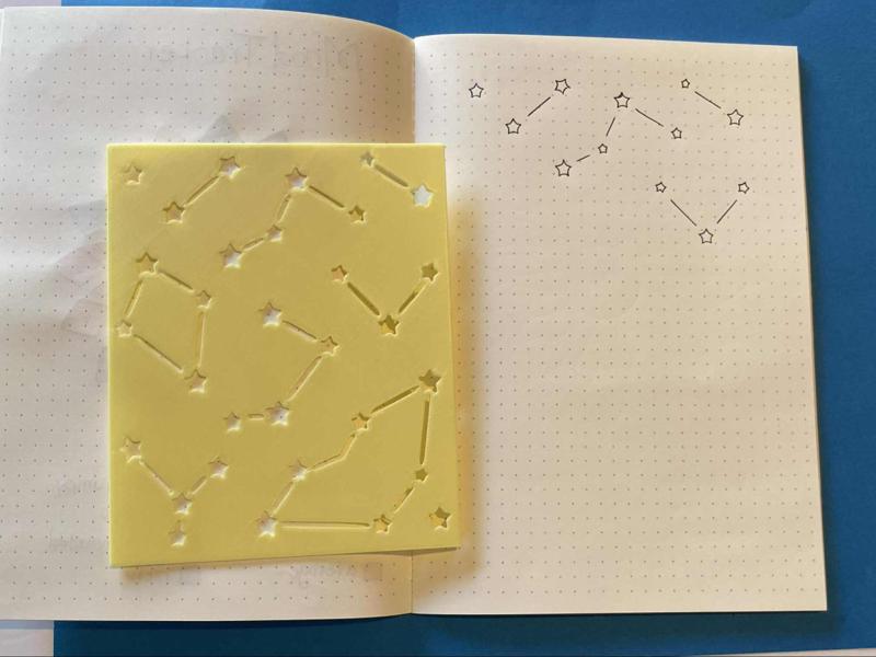 Constellation BuJo Planner Stencil