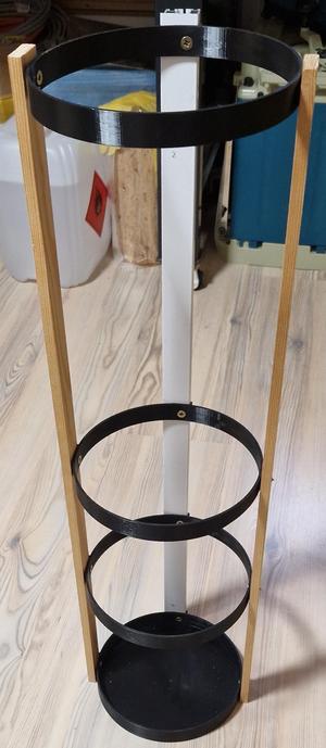 Storage for wooden sticks and leftovers