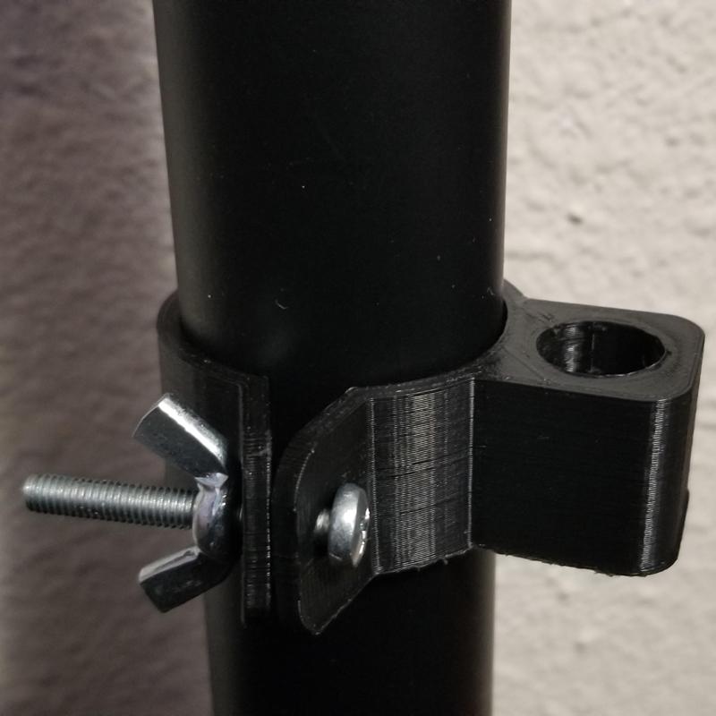 Microphone Holder for Dual Monitor Stand