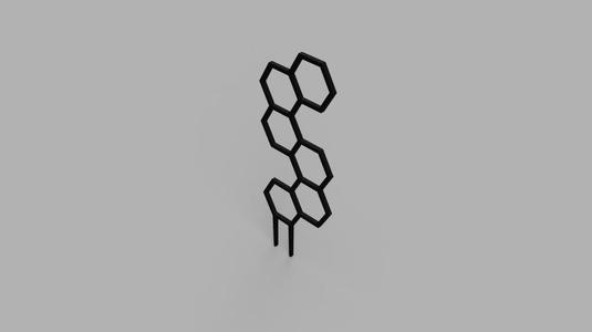 Hexagonal flower support 
