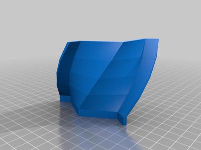 Twisted Hexagonal Mold For Concrete Pot