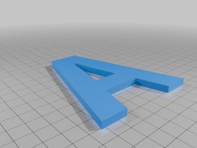 All Alphabet Letters Upper case A-Z Font: IBMPlexSansCondensed-Bold (by Google Fonts (OFL License)