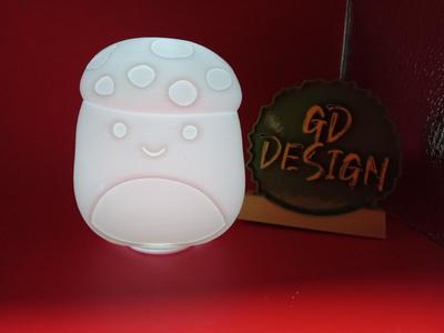 Mushroom SQUISHMALLOWS ORNAMENT AND ONE TABLETOP TEALIGHT