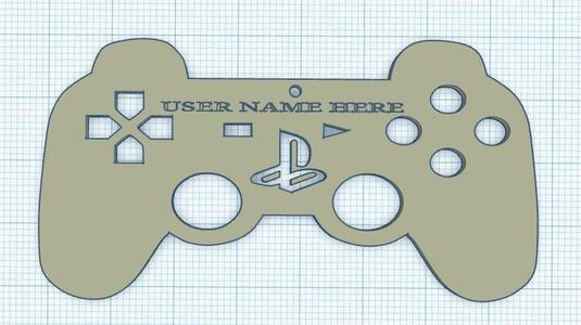 Playstation Controller Ornament/Wall Art(Customizable)