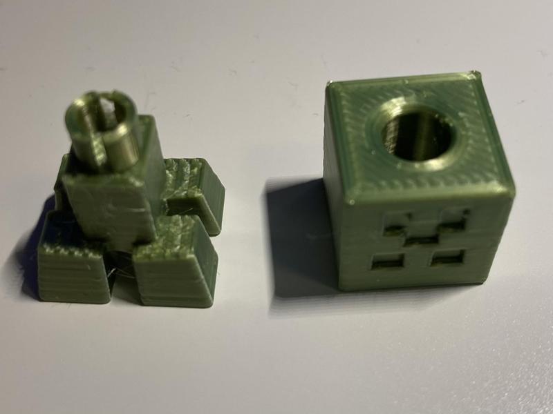Minecraft Mini Creeper head