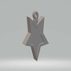 FHW: Classic Christmas Ornament Star with backing