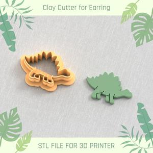 Stegosaurus POLYMER CLAY CUTTER