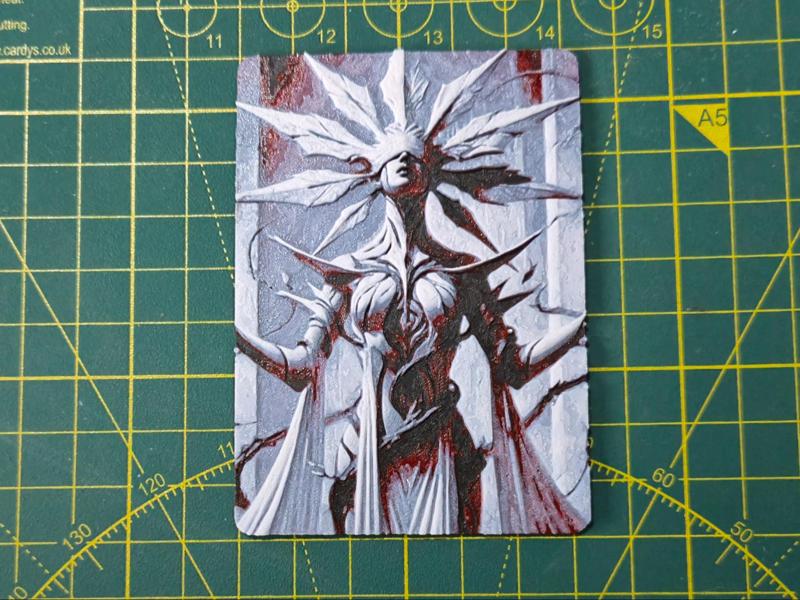 MTG Commander Deck Box inlay Phyrexian Hueforge