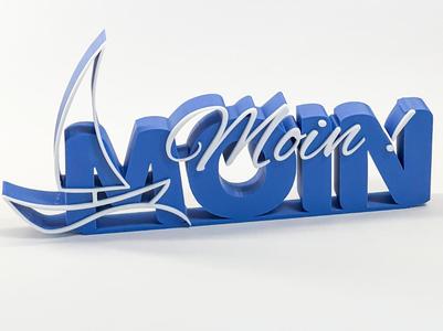 Decorative Display - Moin Moin!