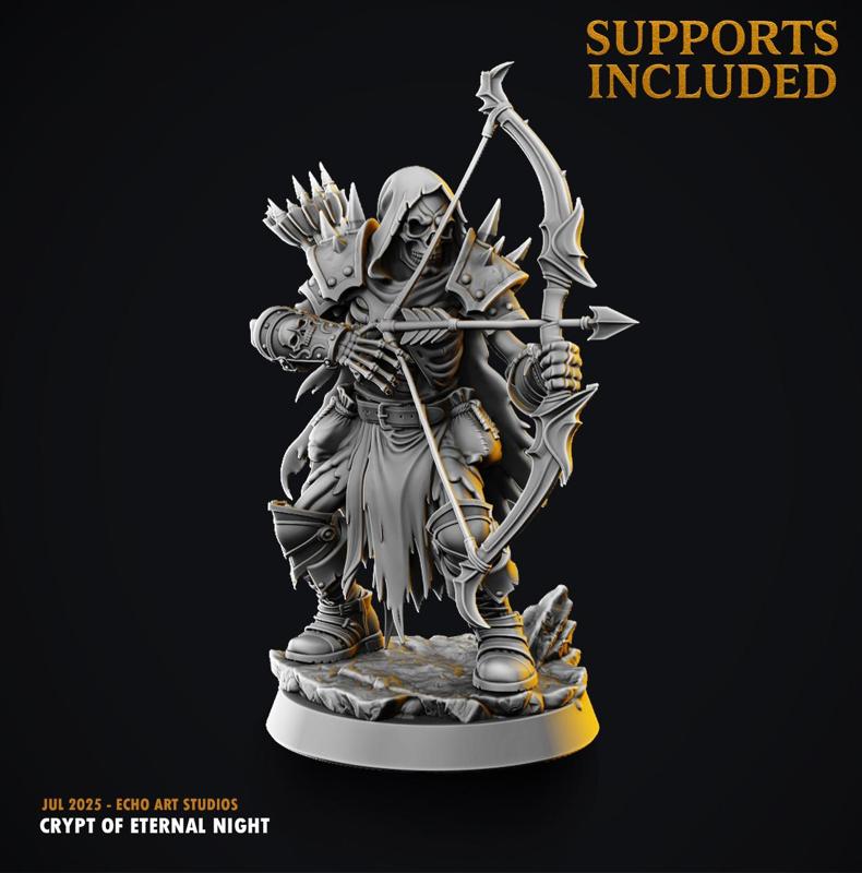 Skeleton Archer - Echo Art - Crypt of Eternal Night