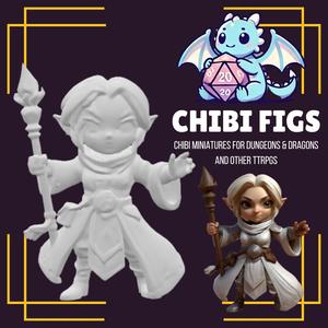 Chibi Female Cleric Miniature