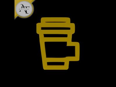 Simple Coffee Cup Symbol - 2D Art