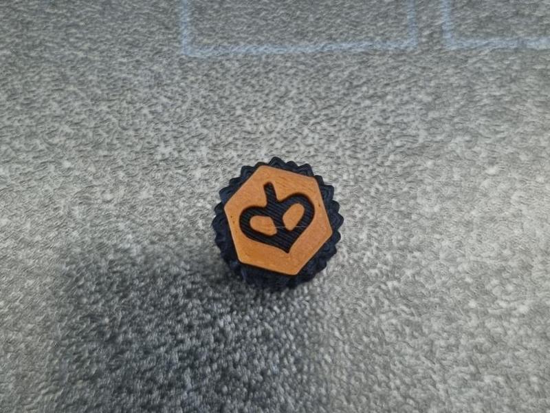 Tire valve cap PIAGGIO logo (VESPA)